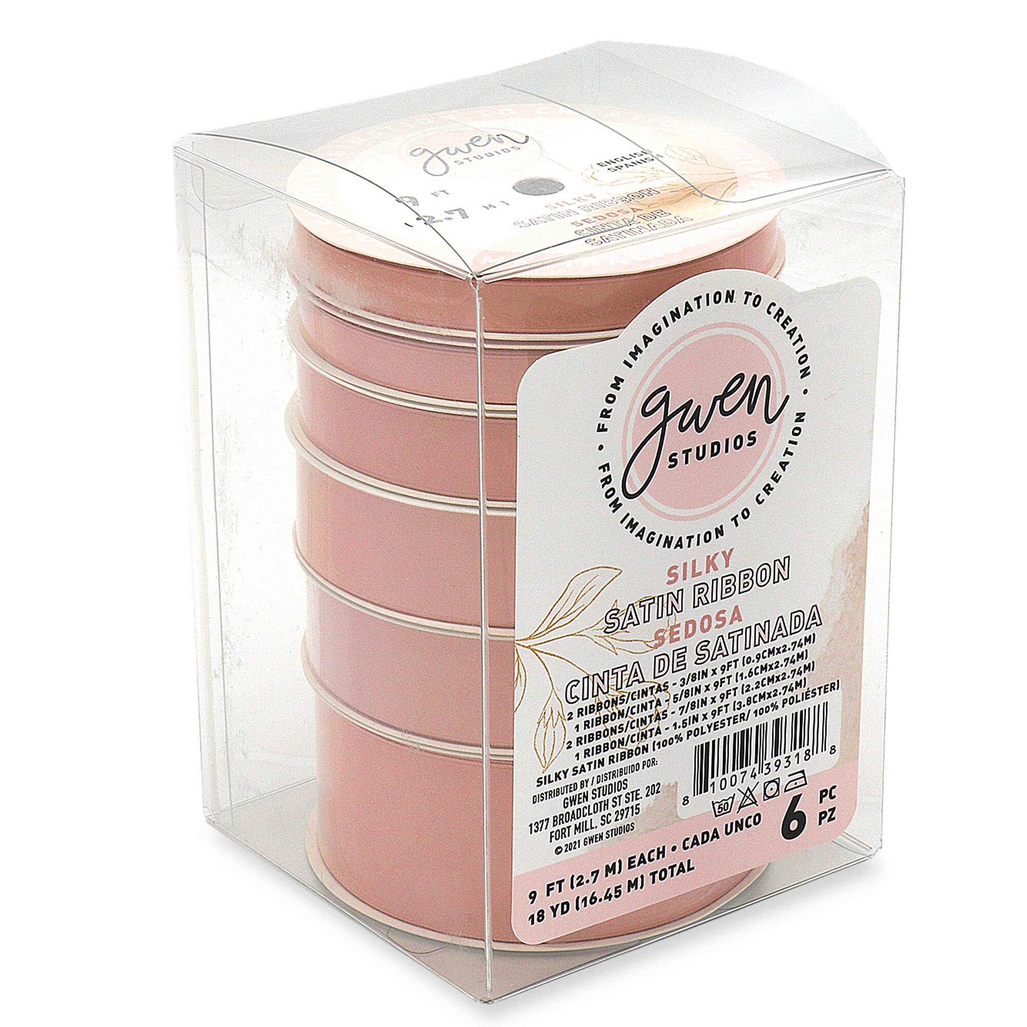 Gwen Studios 18yd. Satin Ribbon Set